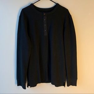 Black Henley - Large